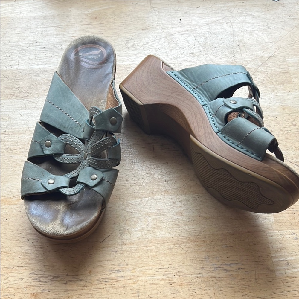 Women's Light Blue Dansko Sandals